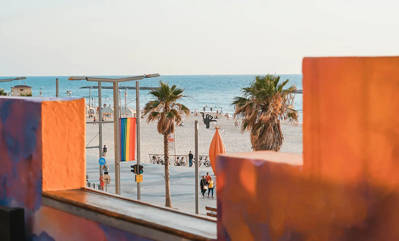 Vue plage Tel Aviv